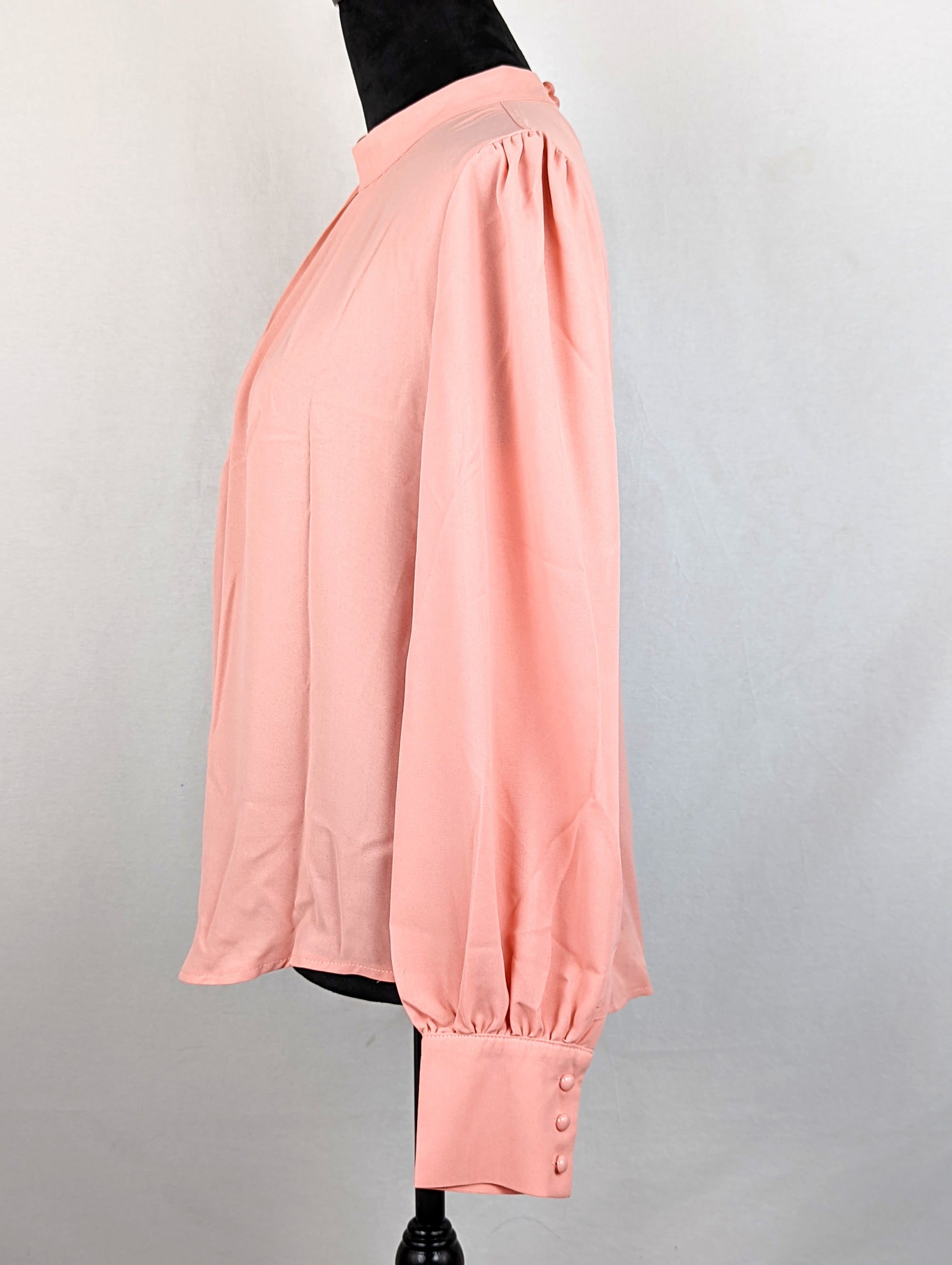 Long Sleeve Blouses- Pink